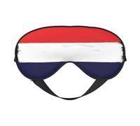 Masque de sommeil vintage avec drapeau des Pays-Bas, masque de nuit, bandeau lumineux, doux et sans pression, avec sangle élastique, pour la maison, les voyages, le bureau, la sieste et le yoga.