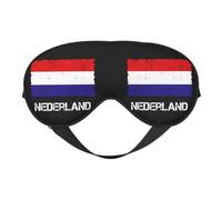 Masque de sommeil vintage avec drapeau des Pays-Bas, masque de nuit, bandeau lumineux, doux et sans pression, avec sangle élastique, pour la maison, les voyages, le bureau, la sieste et le yoga.