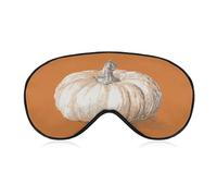 Masque de sommeil vintage avec motif de citrouille - Pour homme et femme - Sangle réglable - Pour voyage, yoga, sieste, travail