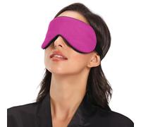 Masque de sommeil violet rouge moyen bloquant la lumière avec bande élastique réglable occultant avec sangle réglable bloquant la lumière masque de sommeil pour vol, voyage, sieste