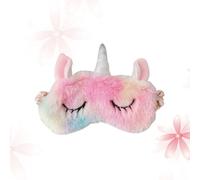 Masque de Sommeil Yeux Licorne Glace en Peluche et PP Coton