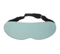 Masque de Sommeil Yeux, Occultant, Respirant, Vert | Tissu et Éponge, Coussinet pour Contour Oculaire, Portable, Texture, pour Train et Bureau