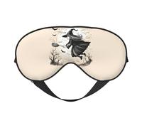 Masque de sorcière volante pour Halloween, confortable, sangle réglable, pour la sieste, le voyage, le camping, le yoga, la détente