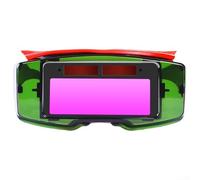 Masque de soudage à gradation automatique avec énergie solaire, anti-éclaboussures, visière réglable, lentille de protection UV pour soudage électrique au gaz argon, protection légère de 95 g pour