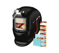 Masque De Soudage À Obscurcissement Automatique - Casque De Protection Solaire Réglable, Bouclier De Sécurité Pour Soudeur, Casque De Soudage À Énergie Solaire, Capot De Protection Réglable Pour Le Me