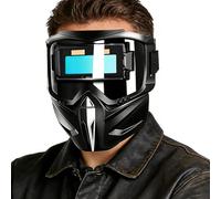 Masque de soudage à obscurcissement automatique, protection du visage automatique pour meulage, casque pour soudure de tuyaux, pour atelier, mécanique, bâtiment, maison, voiture, usine, extérieur