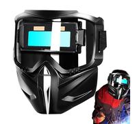 Masque De Soudage À Obscurcissement Automatique - Visière Protection Visage Entière pour Soudure Arc Électrique | Casque MIG TIG avec Serre-Tête Réglable | Écran Solaire Anti-Éblouissement