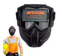Masque de soudage, ABS Taille régulière Vraie Couleur Full Face Shield | Casque de soudage assombrissant automatique avec anti-glare, weļding, pulvérisation, masque solaire weļding | Réparations, util