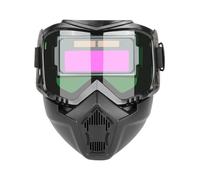 Masque de Soudage Auto-Assombrissant - Visière en PC Anti-Éclaboussures Robuste | Casque de Protection Automatique, Conception de Serre-Tête Respirant Offre une Visibilité Optimale, Idéal pour Soudage