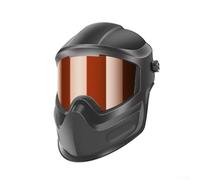 Masque de soudage avec capuchon réglable et capuche de sécurité pour diverses tâches de soudage (verre marron)