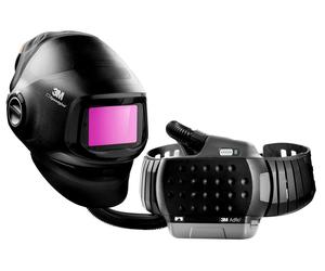 Masque de soudage haute performance 3M Speedglas G5-01 avec protection respiratoire à ventilation assistée 3M Adflo, filtre de soudage automatique 3M Speedglas G5-01VC, batterie haute performance et s