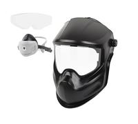 Masque de soudage, masque de soudage, protection du visage - avec grande de et protection UV, résistant à la poussière et robuste, idéal pour MIG, TIG, soudage d'électrode, ponçage et