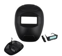 Masque de soudeur à gradation automatique | Couleur vraie, lunettes amovibles, équipement de protection, protection de la tête, du visage et du cou pour couper le meulage