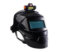 Masque de soudeur casque soudage avec phare Rechargeable masque électrique à gradation automatique for le processus coupe soudure l'arc Vetement de Travail Soudure(Groen)