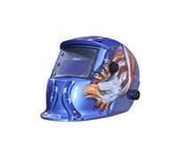 Masque de soudeur professionnel auto-assombrissant échelon 9/13 DIN Bleu Aigle Bleu
