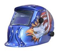 Masque de soudeur professionnel auto-assombrissant échelon 9/13 DIN Bleu Aigle Bleu