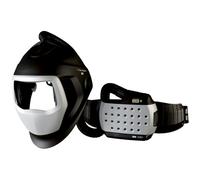 Masque de soudure 3M Speedglas 9100 Air avec 9100XX ADF, avec protection respiratoire à ventilation assistée Adflo, tuyau à air QRS, adaptateur 5333506, débitmètre d'air, préfiltre, pare-étincelles, f