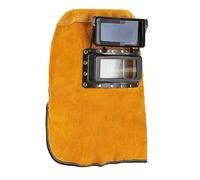 Masque de Soudure,Grande Taille Visualisation, 1 Cagoule en Cuir for Casque de soudage, Filtre Solaire, lentille, Protection sécurité, Confortable, intérieur