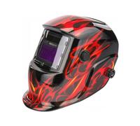 Powermat Masque de soudure professionnel auto-obscurcissant échelon 9/13 DIN Noir Flammes