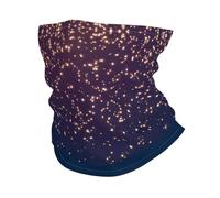 Masque de sport style bandeau, bleu marine, ciel et étoiles, adapté pour les voyages, le ski et le cyclisme.
