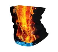 Masque de style bandeau, bandeau de sport à motif boxe sur glace et feu, adapté pour les voyages, le ski et le cyclisme.