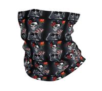 Masque de style bandeau de style gothique, bandeau de sport à motifs, adapté pour les voyages, le ski et le cyclisme.