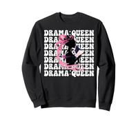 Masque de théâtre Drama Queen Drame Comédie Actrice Théâtre Fille Sweatshirt