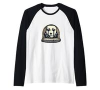 Masque de théâtre Graphique mélancolique Triste - S32 Manche Raglan
