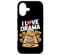 Masque de théâtre I Love Drama Playbill Coque pour iPhone 17