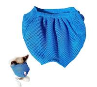 Masque de toilettage en maille respirante - Sac de retenue pour chat - Empêche les morsures - Muselière de toilettage pour chien - Grand masque en silicone plat