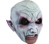 Masque de vampire adulte en latex sans bouche pour Halloween - Blanc