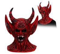 Masque de vampire pour adulte, masque de monstre démon effrayant pour Halloween, fête costumée (A)
