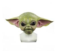 Masque de Yoda, masque de rôle de film, masque de latex effrayant, masque de visage complet, masque de Cosplay d'Halloween pour Cosplay, fête d'Halloween pour homme et femme