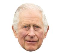 Masque - DEGUISE TOI - Roi Charles III - Carton souple - Élastique - Pour carnaval