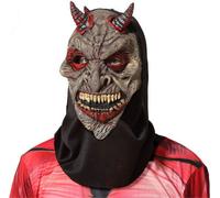 Masque Démon d'Halloween Brun