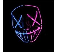 masque démon halloween led - original cup mas-n62 Bleu G