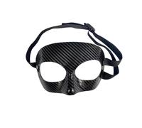 Masque d'entraînement de Basket-Ball Écran Facial for Nez cassé L'écran réglable protège des blessures par Impact au Visage Sports Football Basketball Masque de Cyclisme(Black Big Eyes Upper Face)