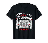 Masque d'épée de Maman Escrime T-Shirt