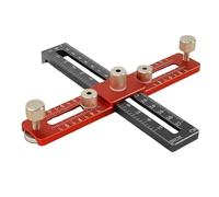 Masque d'extraction de tiroir, masque pour le matériel d'armoire, outil de guide de gabarit de perçage réglable avec trou d'alignement, masque de poignée d'armoire pour l'installation