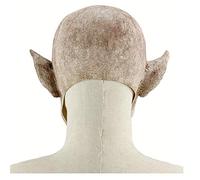 Masque d'extraterrestre effrayant d'Halloween - Tueur de diable - Tête complète - Fourche - Monstre - Horreur - Latex - Vampire - Orc - Cosplay - Taille S