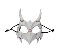 Masque d'Halloween avec crâne loup-garou, squelette horreur, crâne animal effrayant pour adultes et enfants, en mousse polyuréthane (D)
