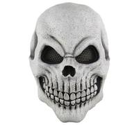 Masque d'Halloween effrayant en latex squelette - Accessoires de cosplay | Masque facial horreur d'Halloween pour homme et femme pour carnaval, performance sur scène, déguisement, cadeau de fête