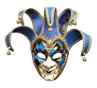 Masque d'halloween Exquis Vintage Vénitien Masque De Fête pour Adultes Clown Joker Masques Anime Film Danse Décoration Murale