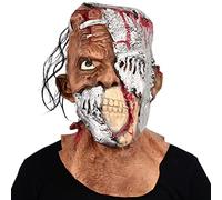 Masque d'Halloween Frankenstein en latex pour Halloween, fête d'horreur, accessoire de costume de film, cosplay, coiffe réaliste