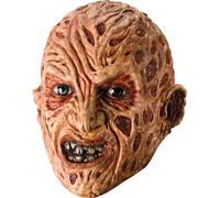 Masque d'Halloween Freddy Krueger objet sous licence beige-rouge