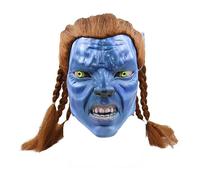 Masque d'horreur en latex avec oreilles d'elfe pour Halloween, carnaval, fête