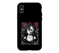 Masque d'horreur Japonais Manga Y2K Hannya Oni pour Fille Coque pour iPhone X/XS