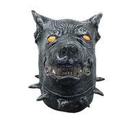 Masque d'horreur loup sauvage Cosplay Halloween Accessoires de fête en latex Couverture aérienne