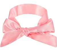 Masque d'œil de sommeil long de 59 pouces, bracelet d'écharpe en soie multifonctionnel à deux côtés, cadeaux de bracelet intime quotidien pour couples-Q (rose)