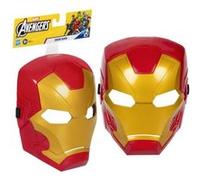 Masque d'Iron Man déguisement, design classique, pour enfants a partir de 5 ans, Marvel, Avengers: Endgame Rouge G
